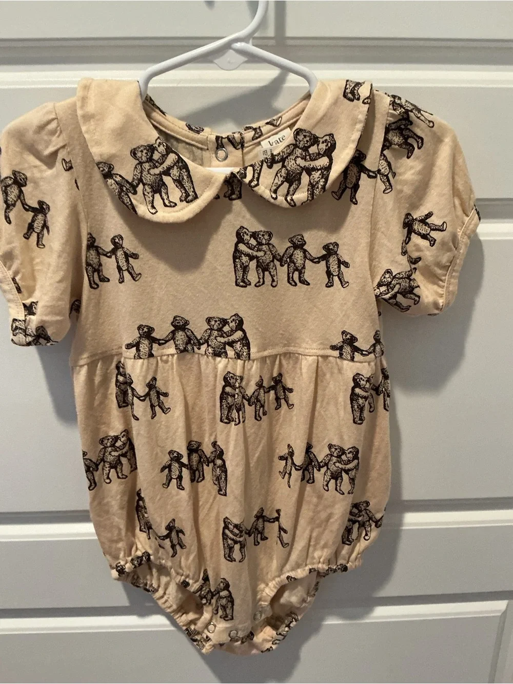 Kate Quinn Adorable Beat Print Romper Size 18-24M